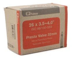 Q-Tubes 26" Fat Bike Inner Tube (Presta) (3.5 - 4.5") (40mm) -Cheap Bike Fix Tools Store 210128 2