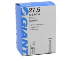 Giant 27.5" Standard Inner Tube (Presta) (Fixed Core/Threaded) (2.1 - 2.4") (48mm) -Cheap Bike Fix Tools Store 330000065 2
