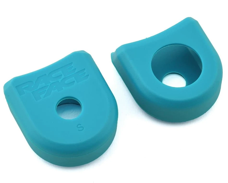 Race Face Crank Boots For Aluminum Cranks (Turquoise) (Pair) 3 Race Face Crank Boots For Aluminum Cranks (Turquoise) (Pair)