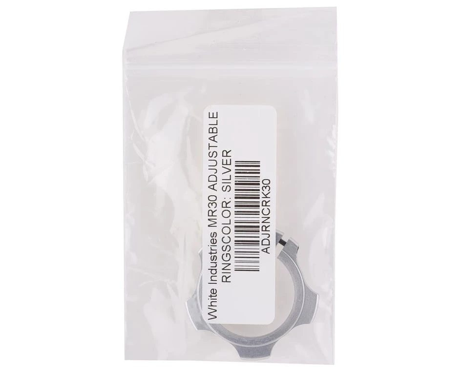 White Industries M/R30 Adjustable Crank Arm Ring (Silver) 4 White Industries M/R30 Adjustable Crank Arm Ring (Silver) - Image 2