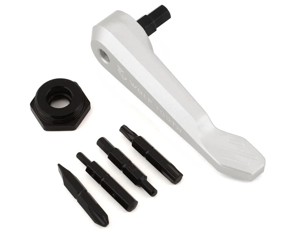 Wolf Tooth Components Axle Handle Multi-Tool (Silver) 3 Wolf Tooth Components Axle Handle Multi-Tool (Silver)