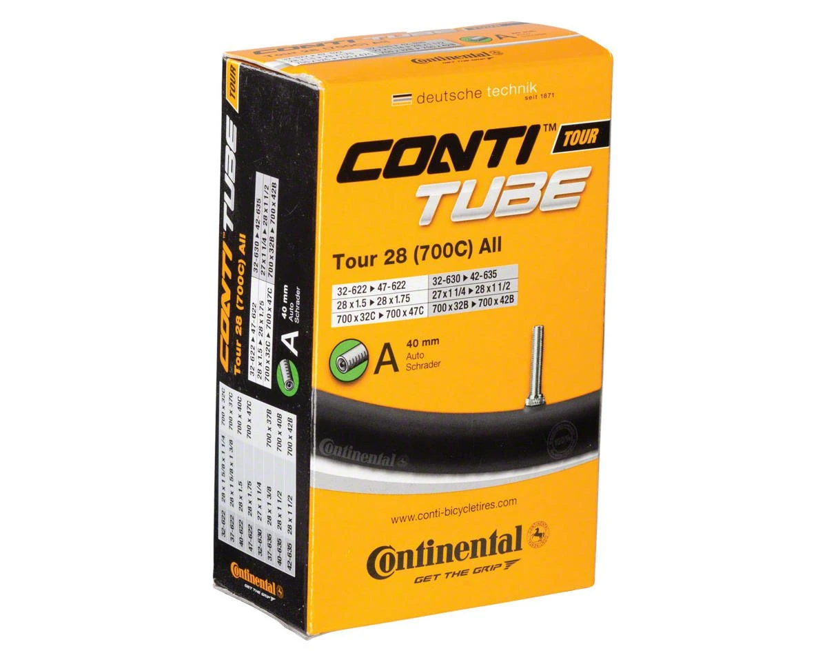 Continental 700c Tour Inner Tube (Schrader) (32 - 47mm) (40mm) 3 Continental 700c Tour Inner Tube (Schrader) (32 - 47mm) (40mm)