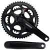 Shimano Tourney FC-A070 Crankset (Black) (2 X 7/8 Speed) (Square Taper) (170mm) (50/34T) (Riveted) -Cheap Bike Fix Tools Store efca070c04x