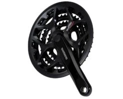 Shimano Tourney FC-A073 Crankset (Black) (3 X 7/8 Speed) (Square Taper) (170mm) (50/39/30T) (Riveted) (w/ Chain Guard) -Cheap Bike Fix Tools Store efca073c090c 1