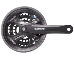 Shimano Acera FC-M361 Crankset (Black) (3 X 7/8 Speed) (Square Taper) (170mm) (42/32/22T) (104/64 BCD)