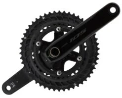 Shimano 105 FC-R7100 Crankset (Black) (2 X 12 Speed) (Hollowtech II) (165mm) (50/34T) -Cheap Bike Fix Tools Store ifcr7100ax04 1