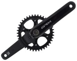 Shimano GRX FC-RX810 Crankset (Black) (1 X 11 Speed) (Hollowtech II) (170mm) (40T) -Cheap Bike Fix Tools Store ifcrx8101cxb0 1