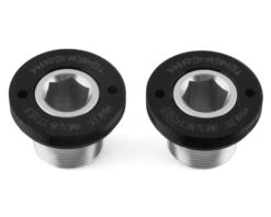 White Industries MR30 Crank Extractor Cap (Black/Silver)