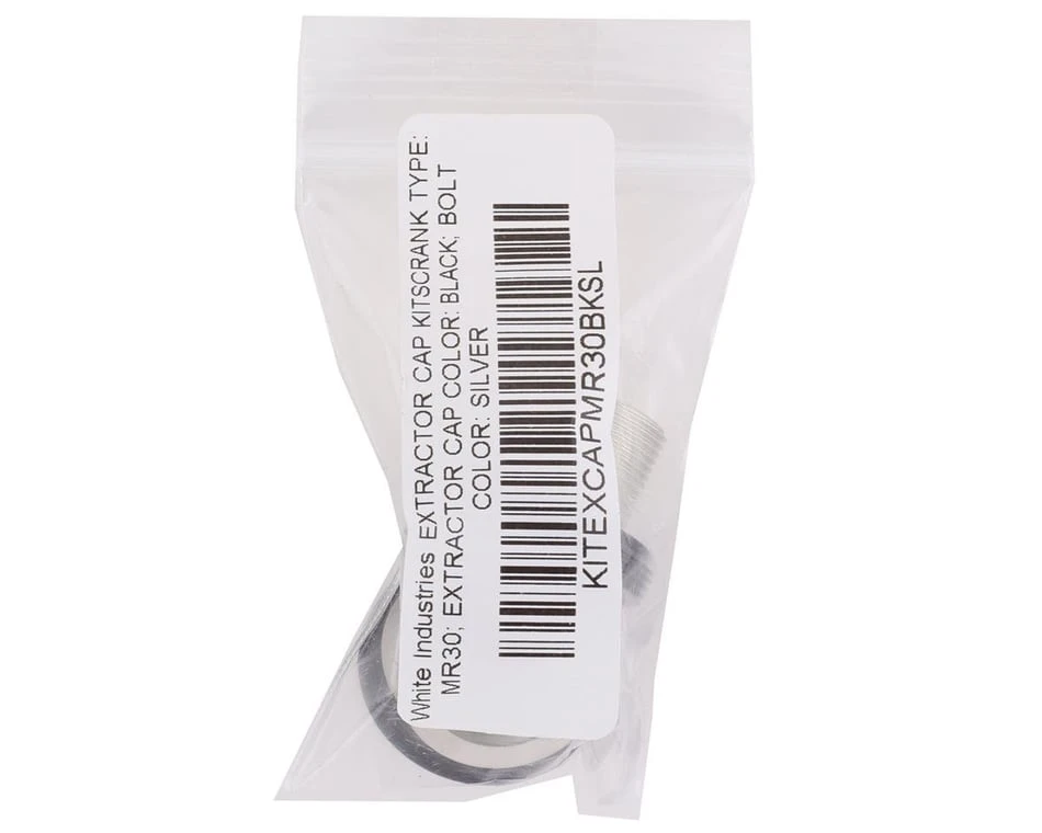 White Industries MR30 Crank Extractor Cap (Black/Silver) 5 White Industries MR30 Crank Extractor Cap (Black/Silver) - Image 3