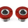 White Industries MR30 Crank Extractor Cap (Red/Silver)