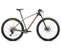 Orbea Alma M50 Hardtail Mountain Bike (Matte Savage Green/Bright Red) (S) (2022)