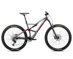 Orbea Occam H30 Full Suspension Mountain Bike (Anthracite Glitter/Candy Red) (XL) (2022)