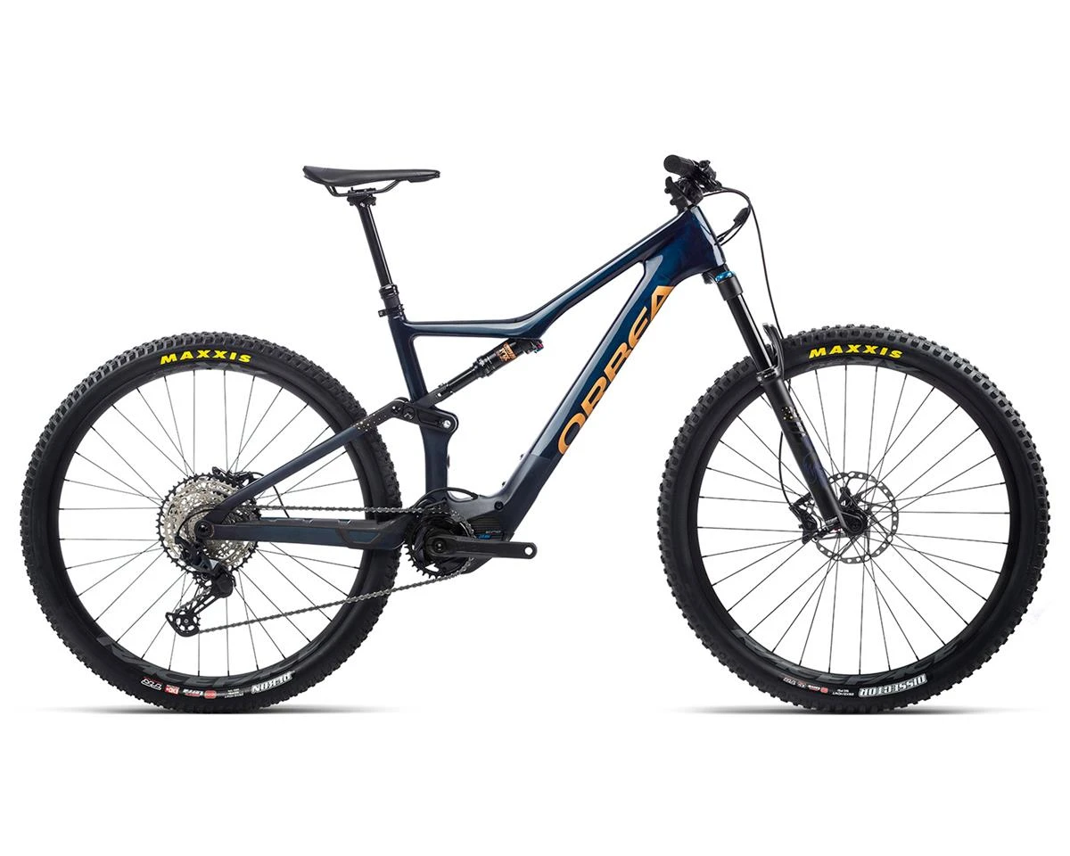 Orbea Rise M20 E-Mountain Bike (Gloss Blue Carbon/Matte Red Gold) (20mph) (L) (2022) 3 Orbea Rise M20 E-Mountain Bike (Gloss Blue Carbon/Matte Red Gold) (20mph) (L) (2022)
