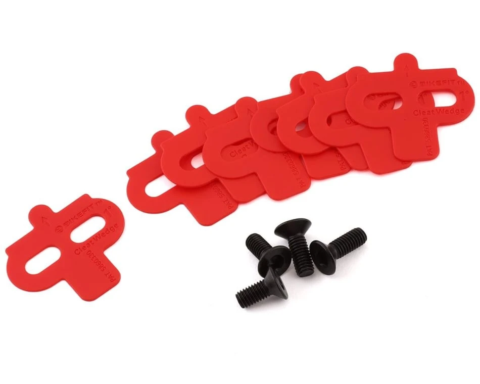 BikeFit 2-hole SPD Cleat Wedges (1°) (8-Pack) 3 BikeFit 2-hole SPD Cleat Wedges (1°) (8-Pack)