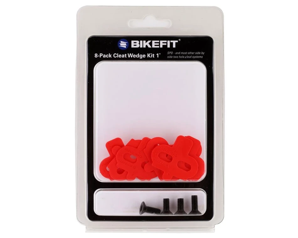 BikeFit 2-hole SPD Cleat Wedges (1°) (8-Pack) 4 BikeFit 2-hole SPD Cleat Wedges (1°) (8-Pack) - Image 2
