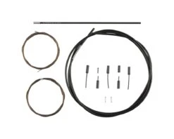 Shimano Dura-Ace R9100 SP41 Polymer-Coated Derailleur Cable Set (Black) (1.2mm) (1800/2100mm) (Cables & Housing)